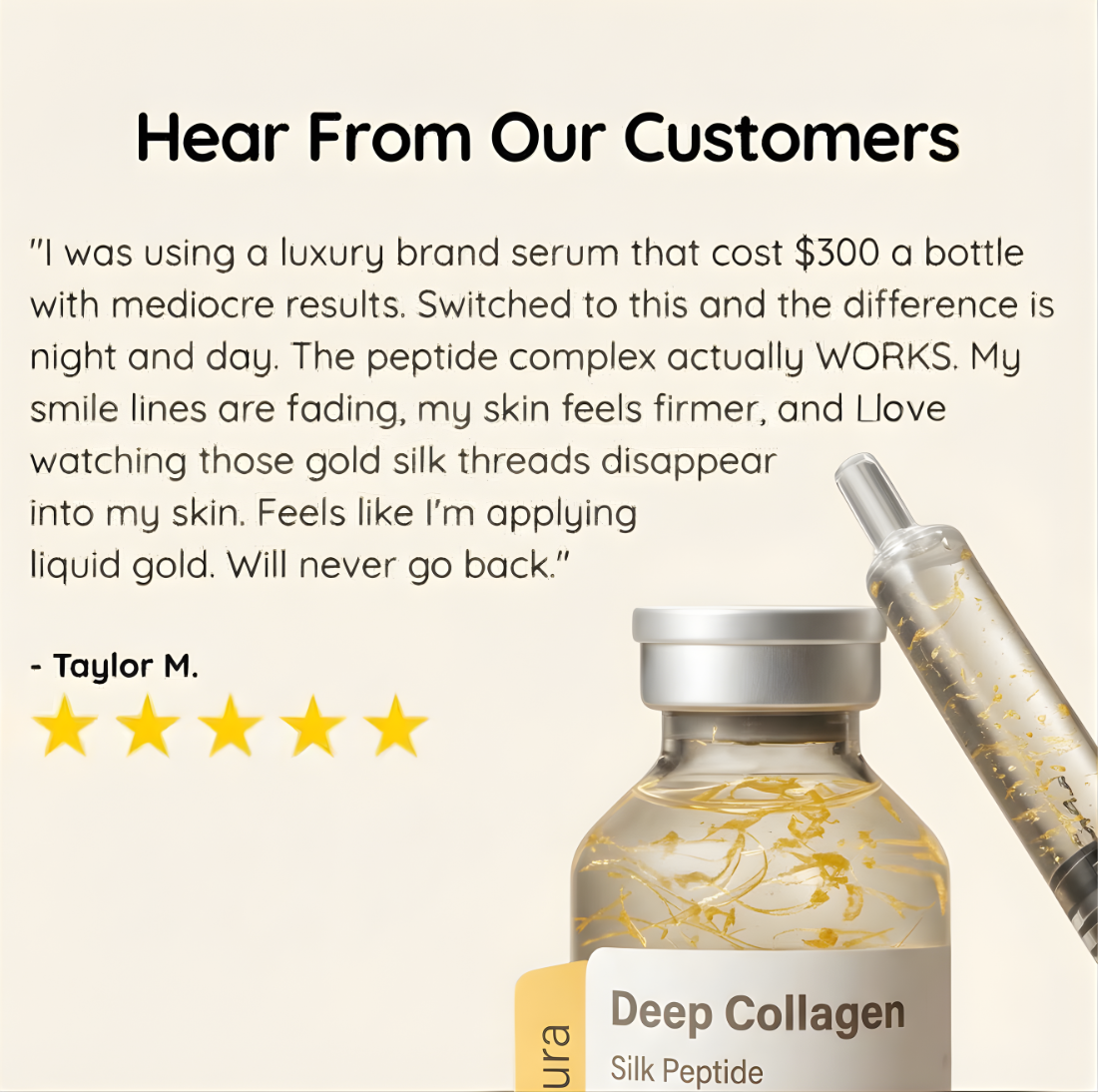 Veloura Silk Peptide Serum